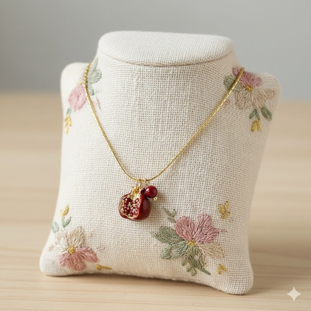 Pomegranate Necklace ♥️